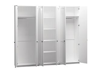 Шкаф распашной София РАХ - 4 МДФ Белый