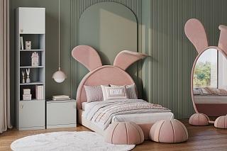 Детская стенка Банни - 1 МДФ Светло-Серый