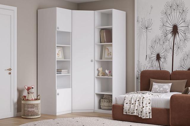 Детская стенка Скарабей - 6 МДФ Белый