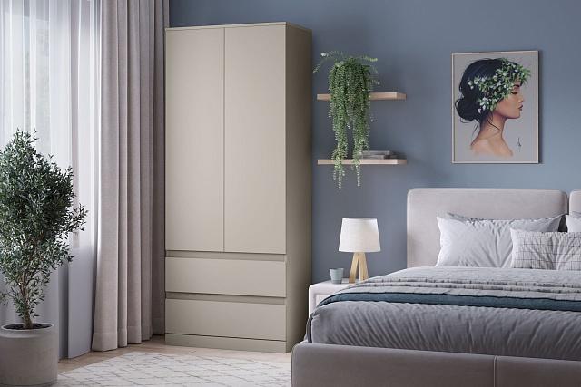 Шкаф распашной Мальм - 2 Кашемир