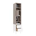 Стеллаж Скарлет - 1 Белый / Кашемир