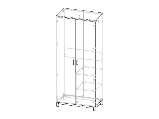 Шкаф распашной Техас-3 МДФ