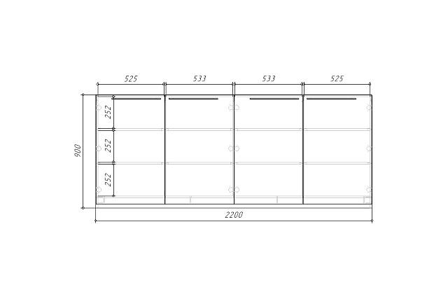 Тумба Лорена Пакс - 3 Дуб Табачный