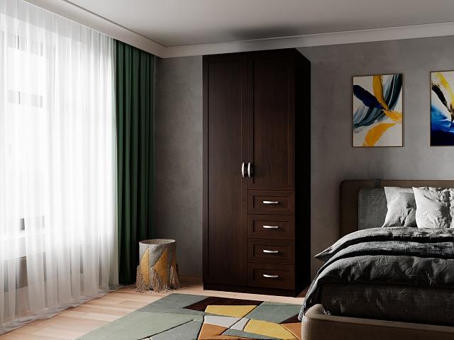 Шкаф распашной Стелла - 13 Венге