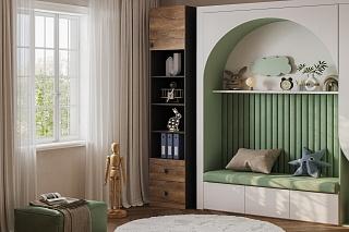 Пенал Банни - 3 МДФ Дуб Мореный