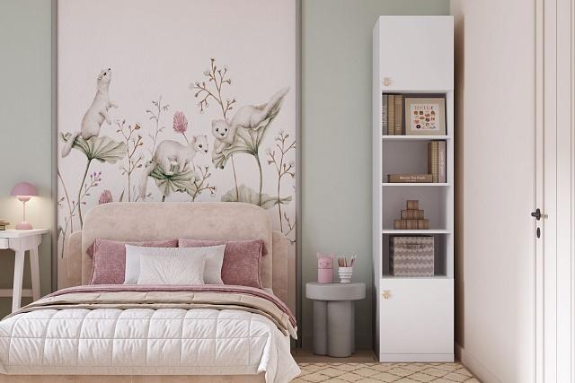 Пенал Скарабей - 2 МДФ Белый