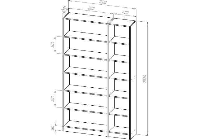Библиотека Билли - 11 Белый