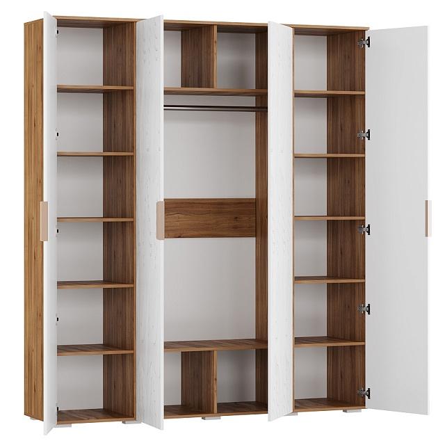 Шкаф распашной Асти - 4 Белый