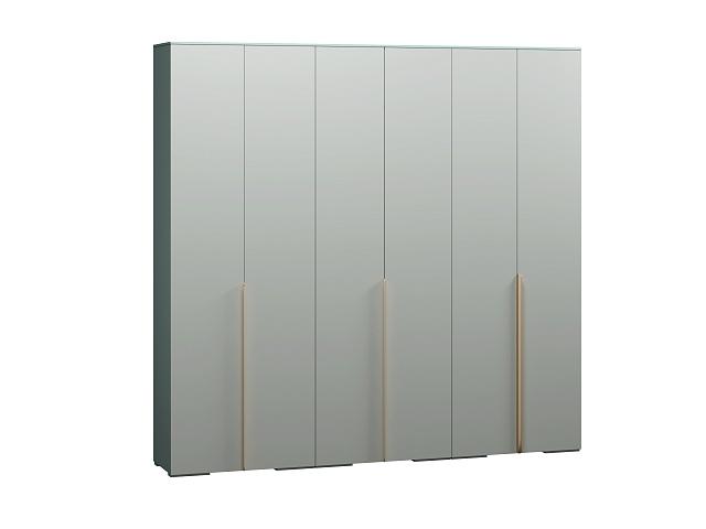 Шкаф распашной Солфорд - 6 Зеленый Айсберг