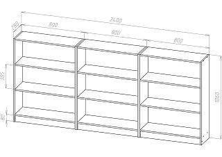 Стеллаж Билли - 07