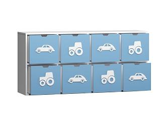 Стеллаж Kids - 2 Пастельно-Синий