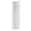 Шкаф распашной Скаген - 1 с антресолью Белый