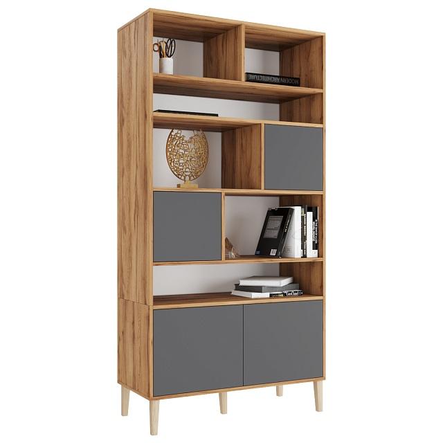 Стеллаж Скарлет - 4 Графит